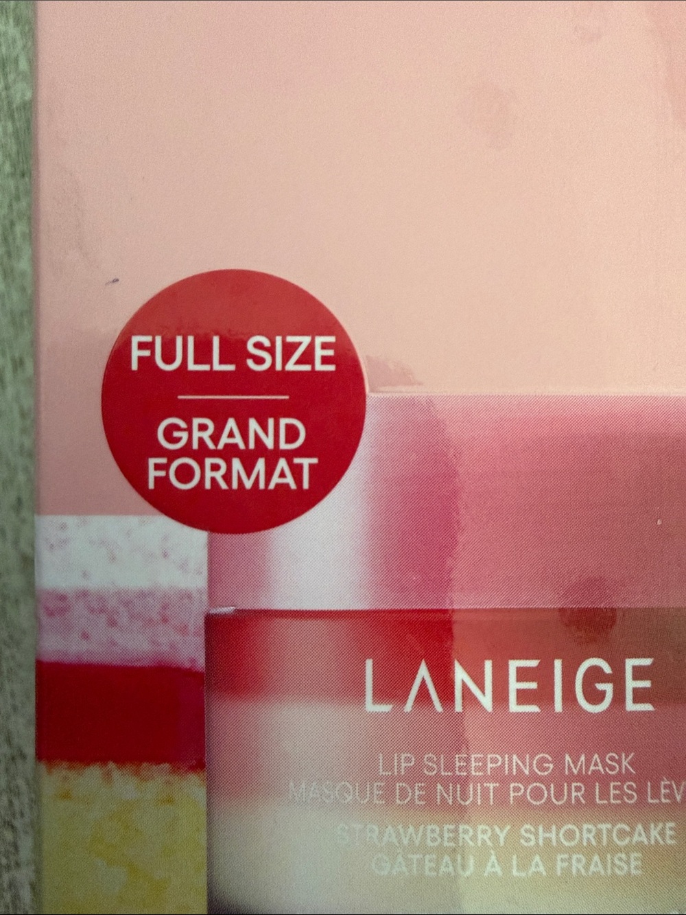 LANEIGE Pink and Beige Lip Care Trio - Berry & Vanilla - Picture 3 of 6